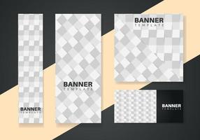 Abstract banner design web template Set, Horizontal header web banner. Modern Gradient banner set. vector