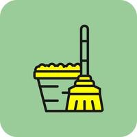 Mop Vector Icon Design