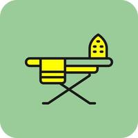 Ironing Board Vector Icon Design