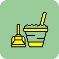 Cleaning Tools Vector Icon Design