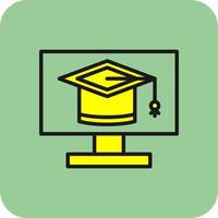 E Learning Vector Icon Design