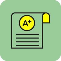 Student Grades Vector Icon Design