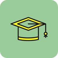 Mortarboard Vector Icon Design