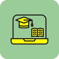 Elearning Vector Icon Design