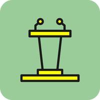 Podium Vector Icon Design