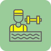 Aerobics Vector Icon Design