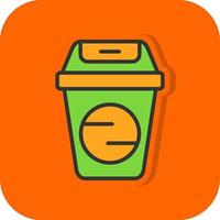 Trash Can Vector Icon Design