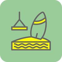 Wakeboarding Vector Icon Design