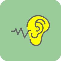 Hearning Test Vector Icon Design