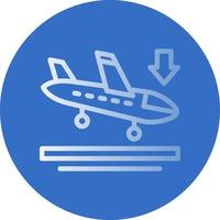 Landing Vector Icon Design