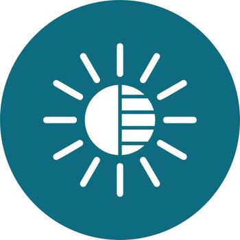 icono de vector de contraste