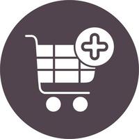 Shopping cart add Vector Icon