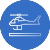 Helicopter Vector Icon Design