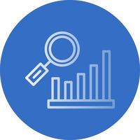 Bar Chart Research Vector Icon Design