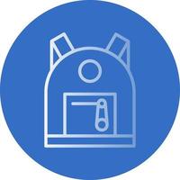 Backpack Vector Icon Design