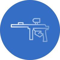 diseño de icono de vector de paintball