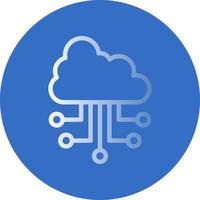 Cloud Computing Vector Icon Design