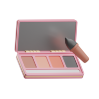 luxury cosmetic Eyeshadow illustration 3d png