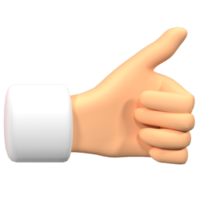 3d icon hand business png