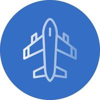 diseño de icono de vector de avión