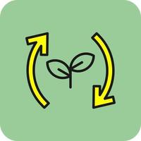 Composting Vector Icon Design