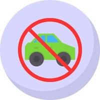 No Travelling Vector Icon Design