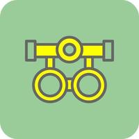 diseño de icono de vector de gafas de prueba