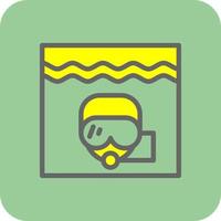 Diver Vector Icon Design