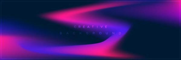 Modern abstract blue purple gradient banner background design vector