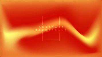 Modern abstract orange gradient background design vector