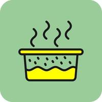 Hot Water Vector Icon Design