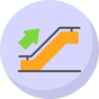 Escalator Vector Icon Design