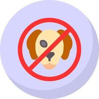 No Pets Vector Icon Design