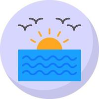 Sunrise Vector Icon Design