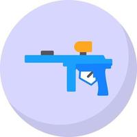 diseño de icono de vector de paintball