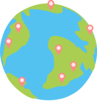 travel map icon png