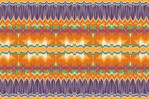 Ethnic fabric pattern Designed from geometric shapes Ethnic Asian style fabric pattern Used for home decoration, carpet work, indoor and outdoor use. vector