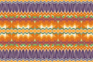 Ethnic fabric pattern Designed from geometric shapes Ethnic Asian style fabric pattern Used for home decoration, carpet work, indoor and outdoor use. vector