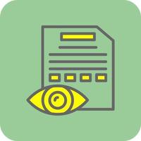 Eye Test Vector Icon Design