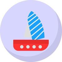 WIndsurf Vector Icon Design