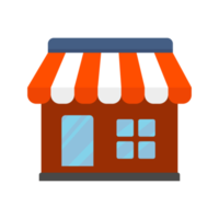 Store Building icon. Symbol for shopping online. png