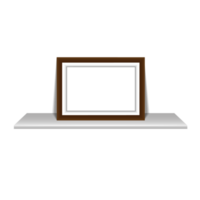 blank picture frame for photographs. png