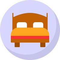 diseño de icono de vector de cama