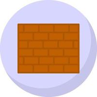 Brickwall Vector Icon Design