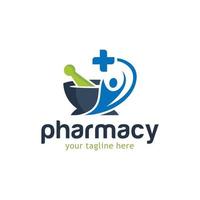 Medical and Pharmacy Logo Design Template vector