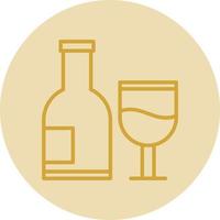 Alcoholic Drink Vector Icon Design