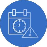 Deadline Vector Icon Design