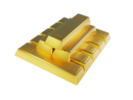 lots of gold bars banking and financial concept png