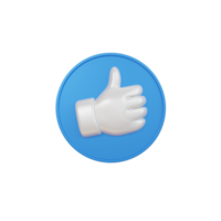 Like icons. Thumbs up symbol. png
