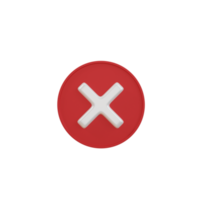 Cross mark symbols icon. Buttons with cross png